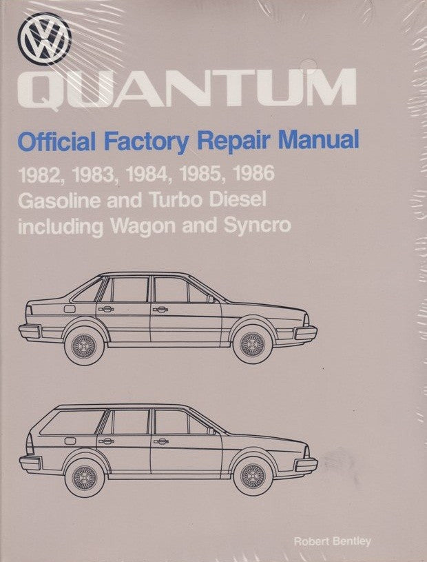 Volkswagen Quantum Official Factory Repair Manual: Gasoline and Turbo Diesel Including Wagon and Syncro: Volkswagen United States Inc