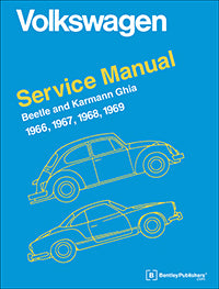 Volkswagen Beetle and Karmann Ghia (Type 1) Service Manual: 1966, 1967, 1968, 1969