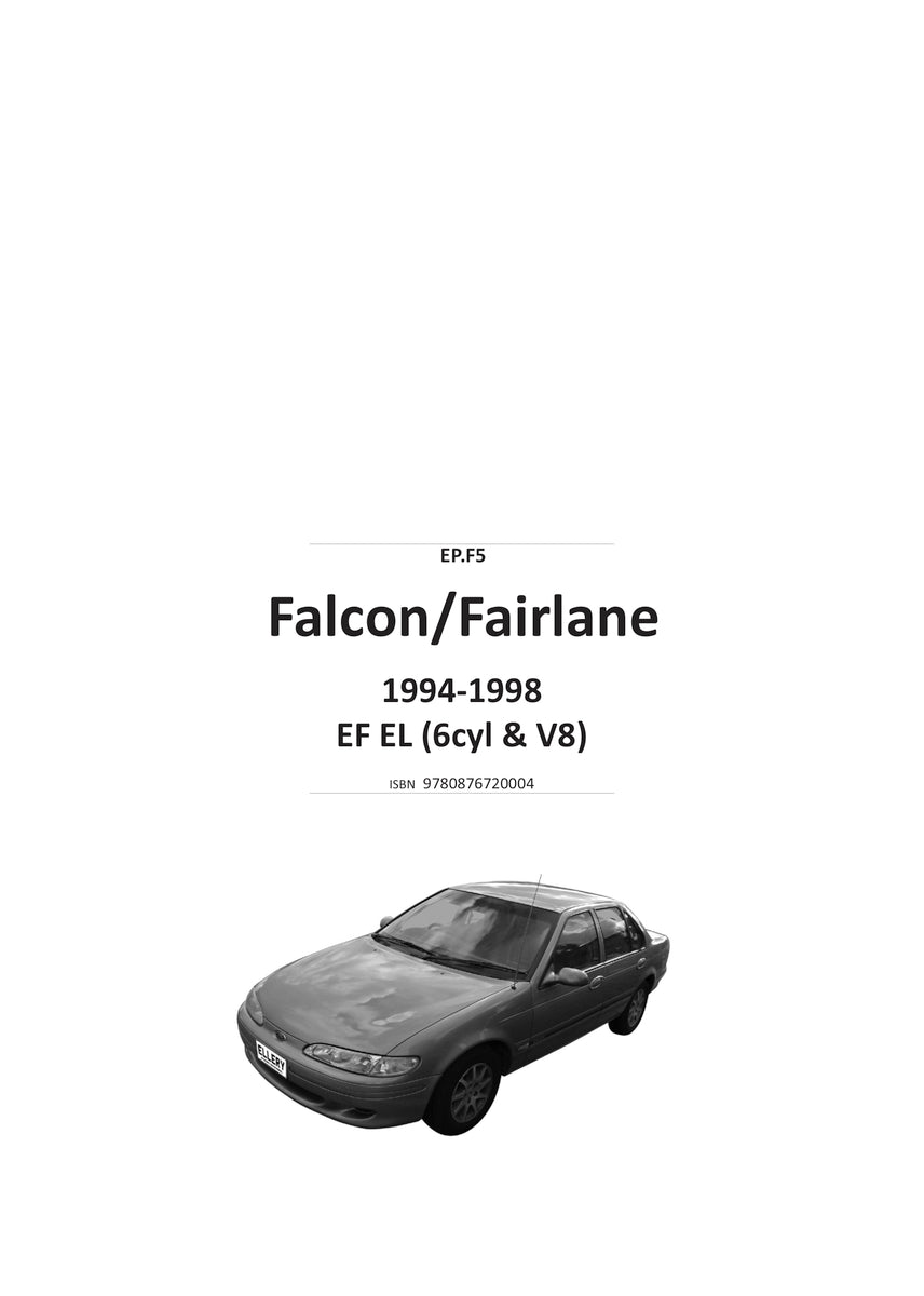 Falcon/Fairlane Ef El Vehicle Repair Manual 94-98