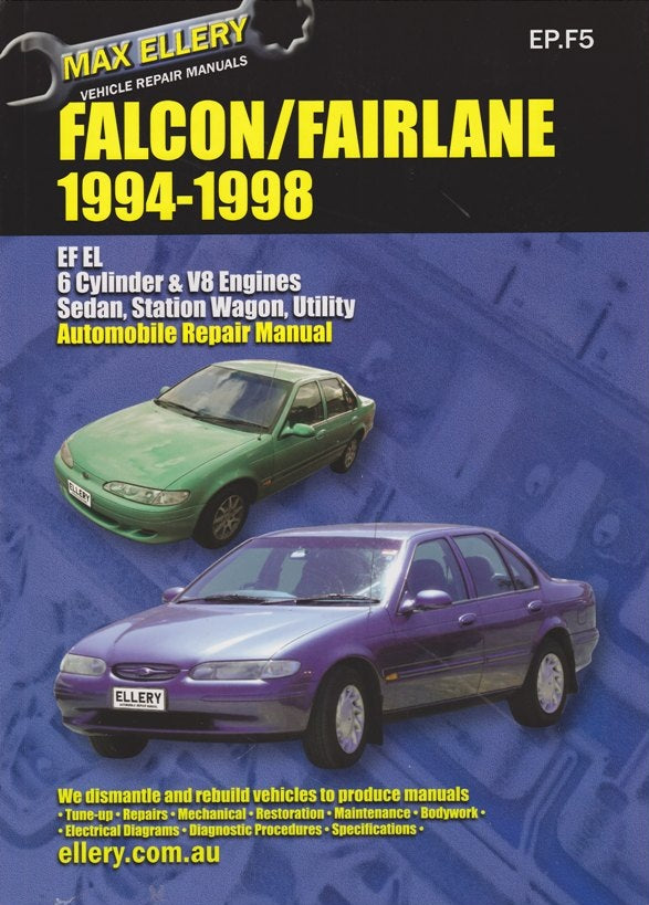Falcon/Fairlane Ef El Vehicle Repair Manual 94-98