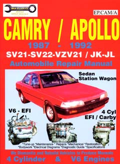 Toyota Camry/Apollo Repair Manual 87-92
