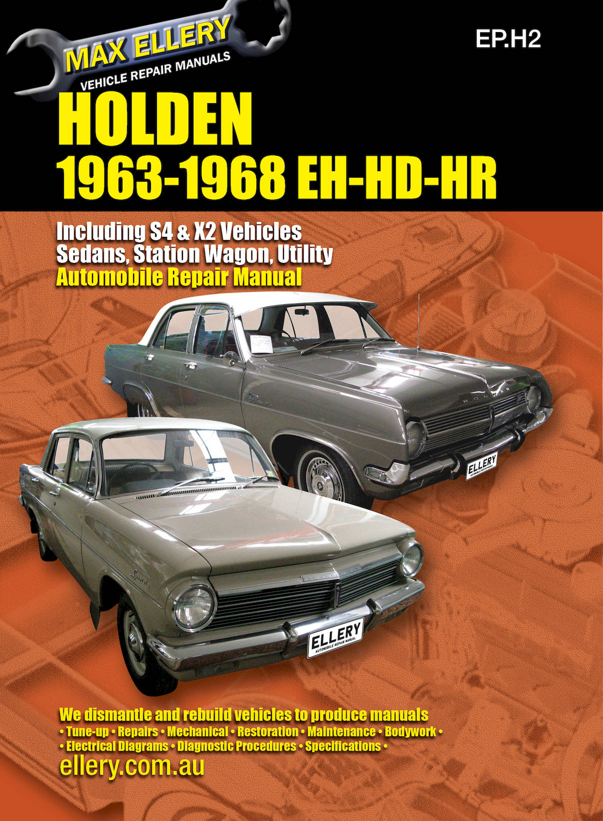Holden EH HD HR Repair Manual 1963-1968