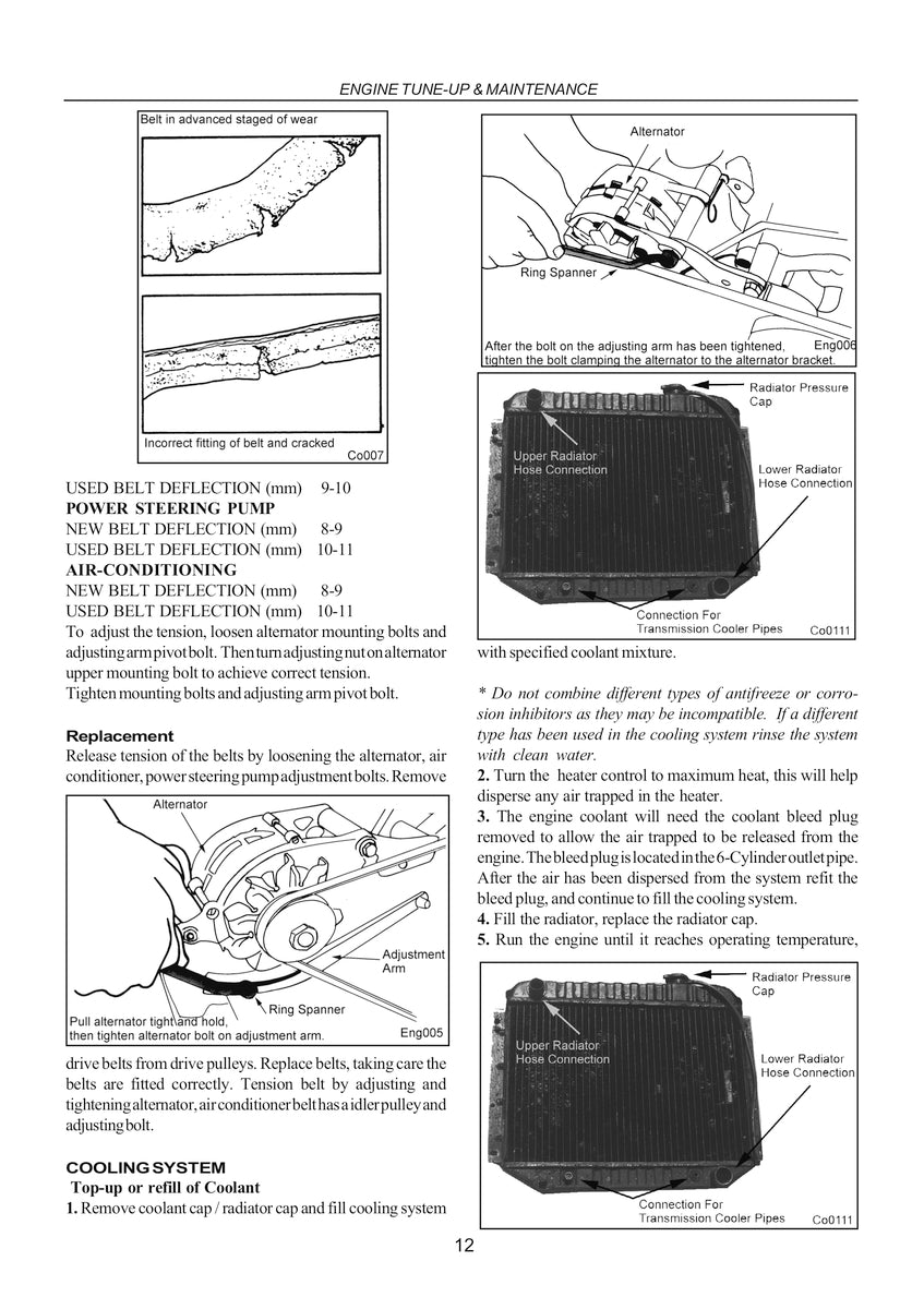 Holden Torana LU LJ LH LX GTR XU-1 Repair Manual 69-79