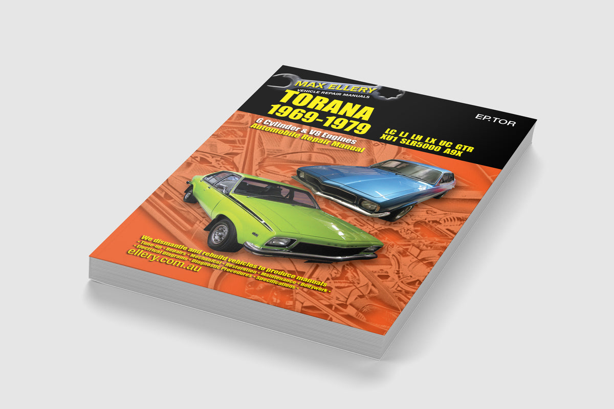 Holden Torana LU LJ LH LX GTR XU-1 Repair Manual 69-79