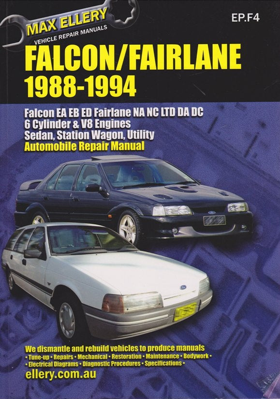 Falcon/Fairlane Vehicle Repair Manual 88-94