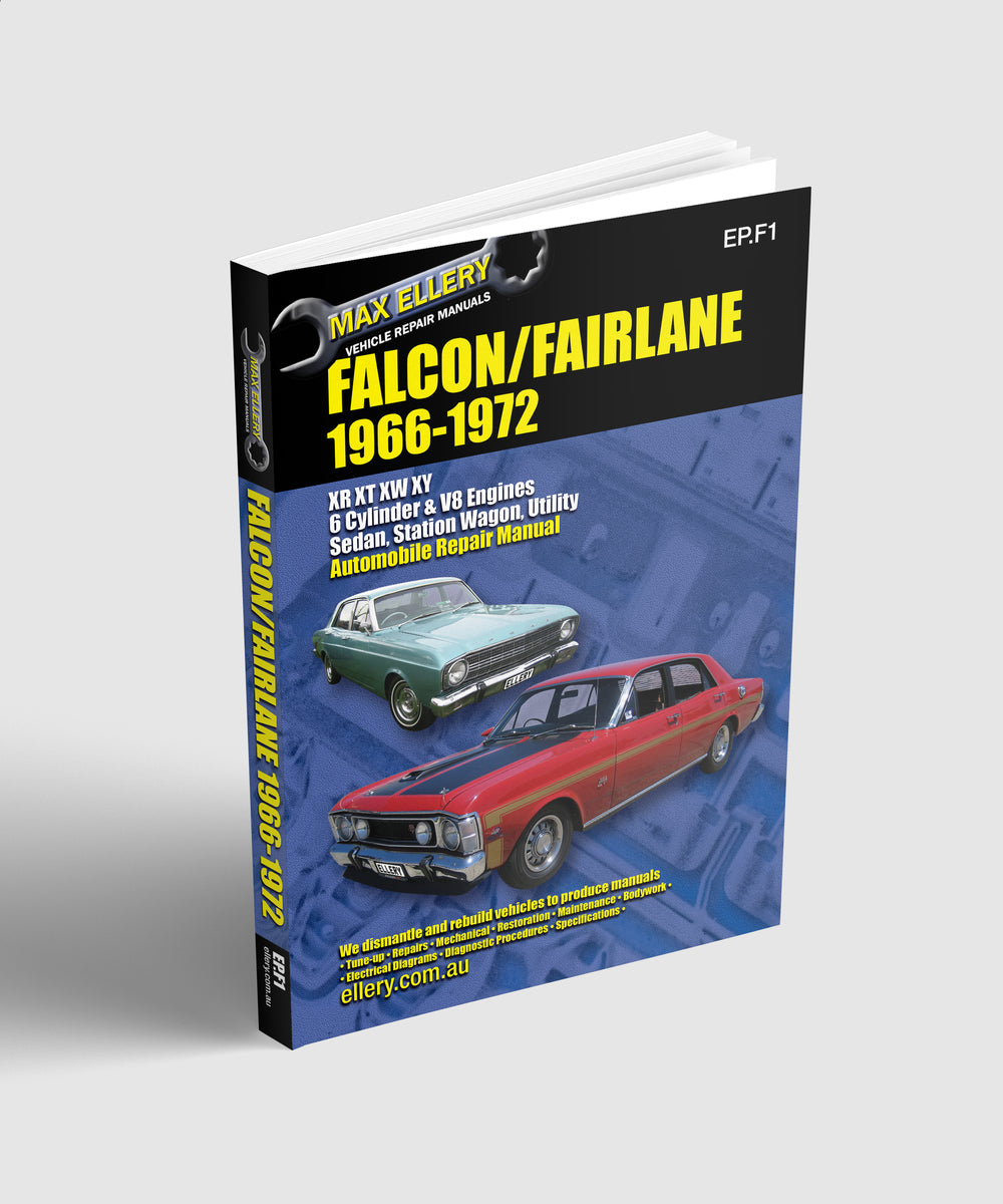 Falcon/Fairlane Xr Xt Xw Xy Vehicle Repair Manual 66-72