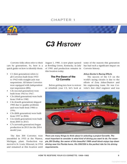 How To Restore Your C3 Corvette 1968-1982 : Restoration How-To