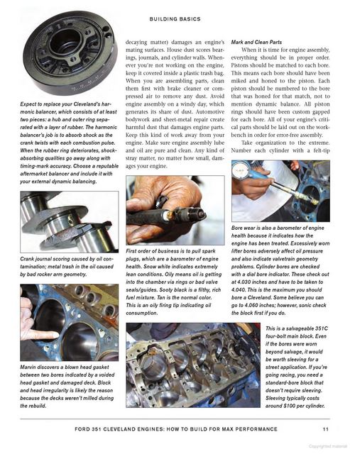 Ford 351 Cleveland Engines How To Build For Max Performance : Performance How-To
