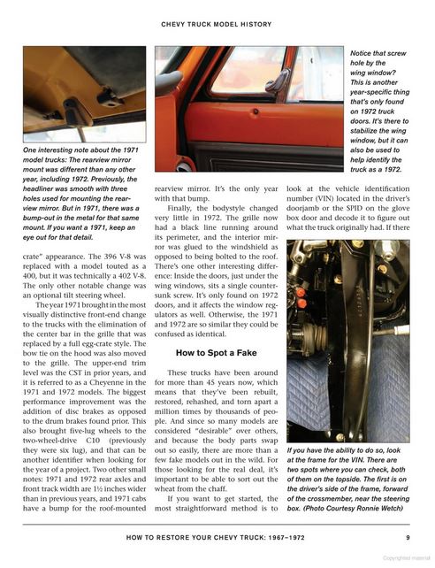 How to Restore Your Chevy Truck 1967-1972