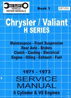 Chrysler / Valiant 1971-1973 VH Service Manual Book 1