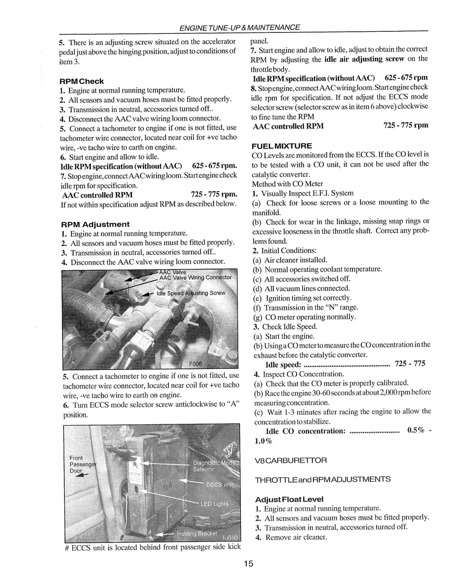 Commodore: Vl (6 Cyl & V8)