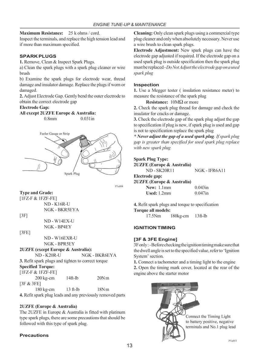 Toyota Landcruiser Repair Manual 90-05