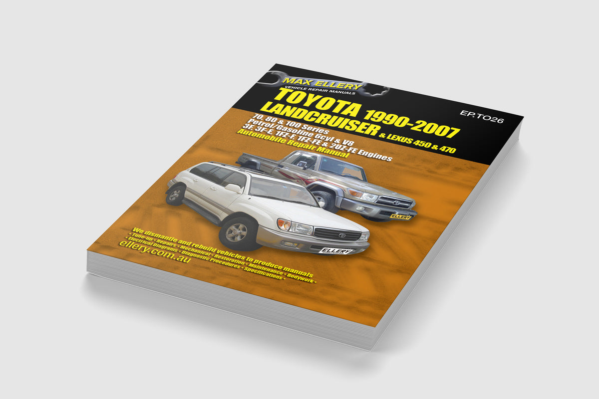 Toyota Landcruiser Repair Manual 90-05