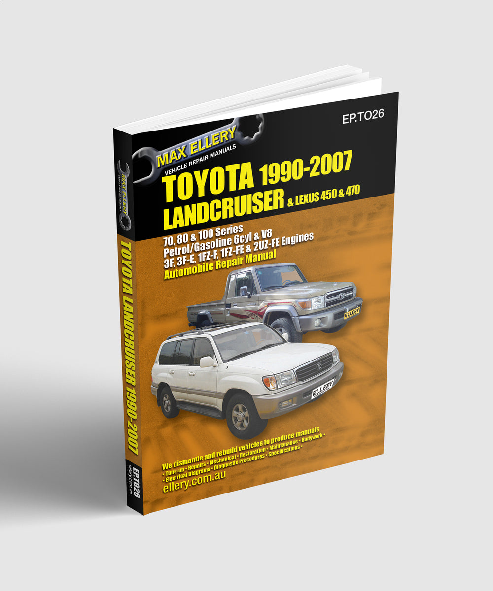 Toyota Landcruiser Repair Manual 90-05