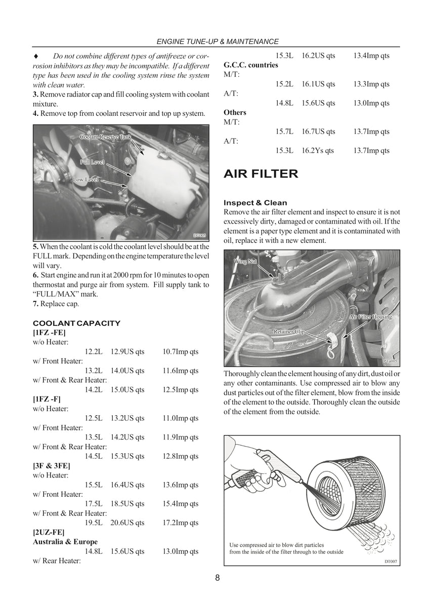 Toyota Landcruiser Repair Manual 90-05