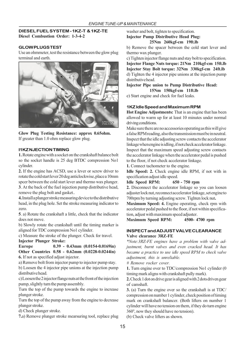 Toyota Prado Repair Manual 96-08