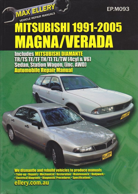 Mitsubishi Magna/Verada Repair Manual 91-05