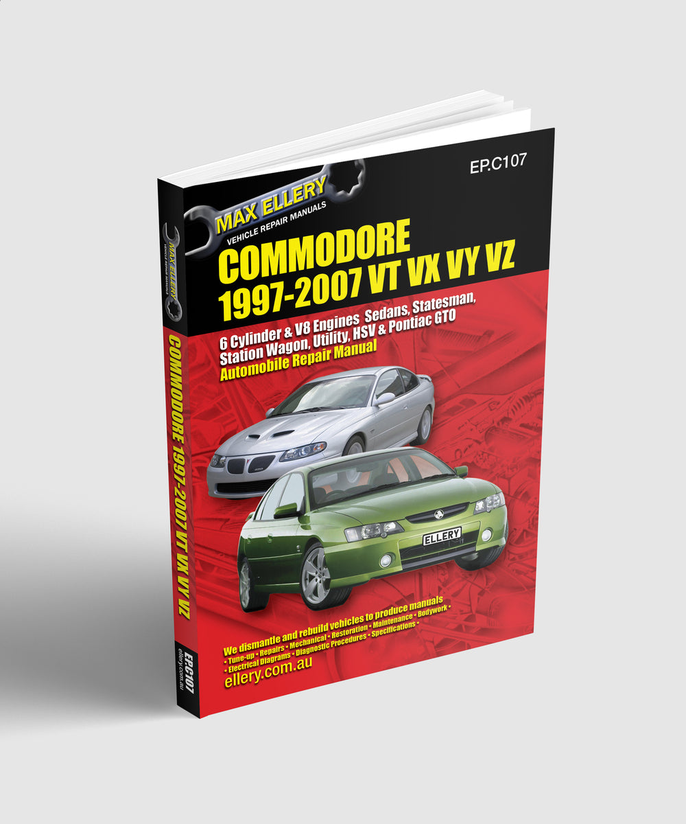 Holden Commodore VT VX VY VZ Repair Manual 1997-2007