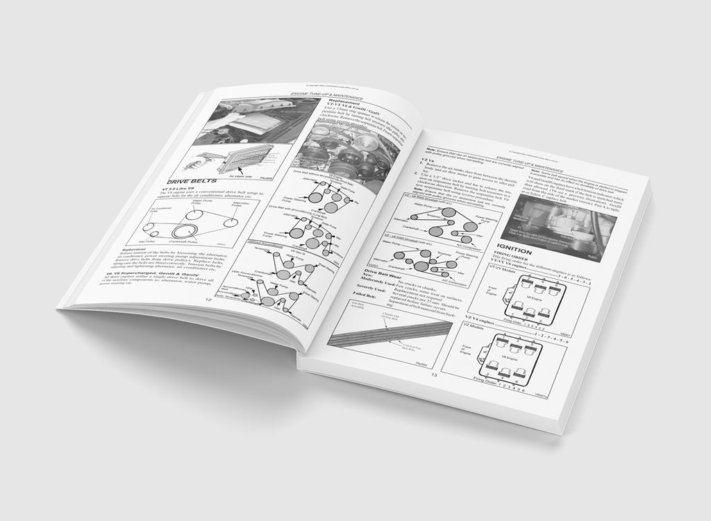 Holden Commodore VT VX VY VZ Repair Manual 1997-2007