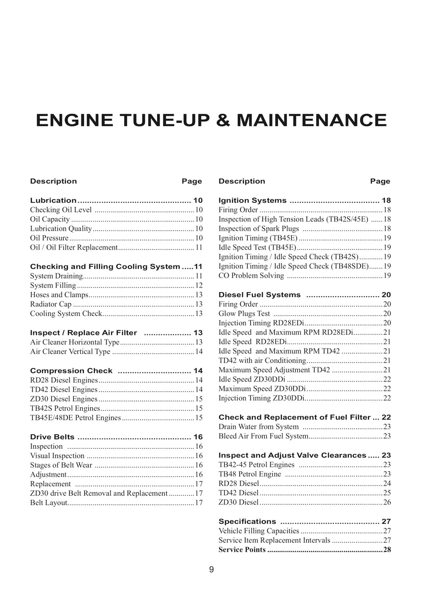 Nissan Patrol : Vehicle Repair Manual, Petrol, Gasoline and Diesel Models.