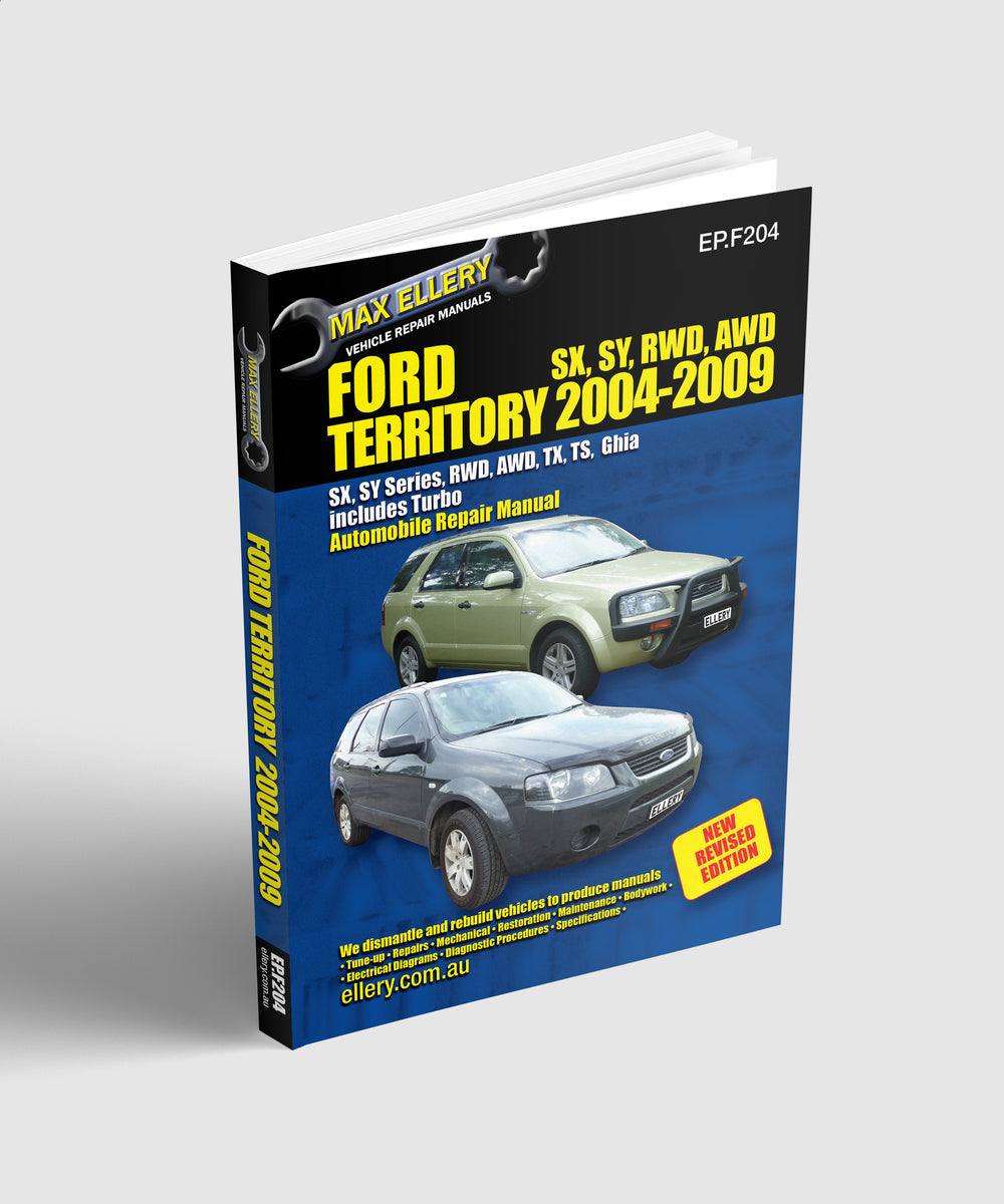 Ford Territory Rear & All Drive Repair Manual 2004-2009