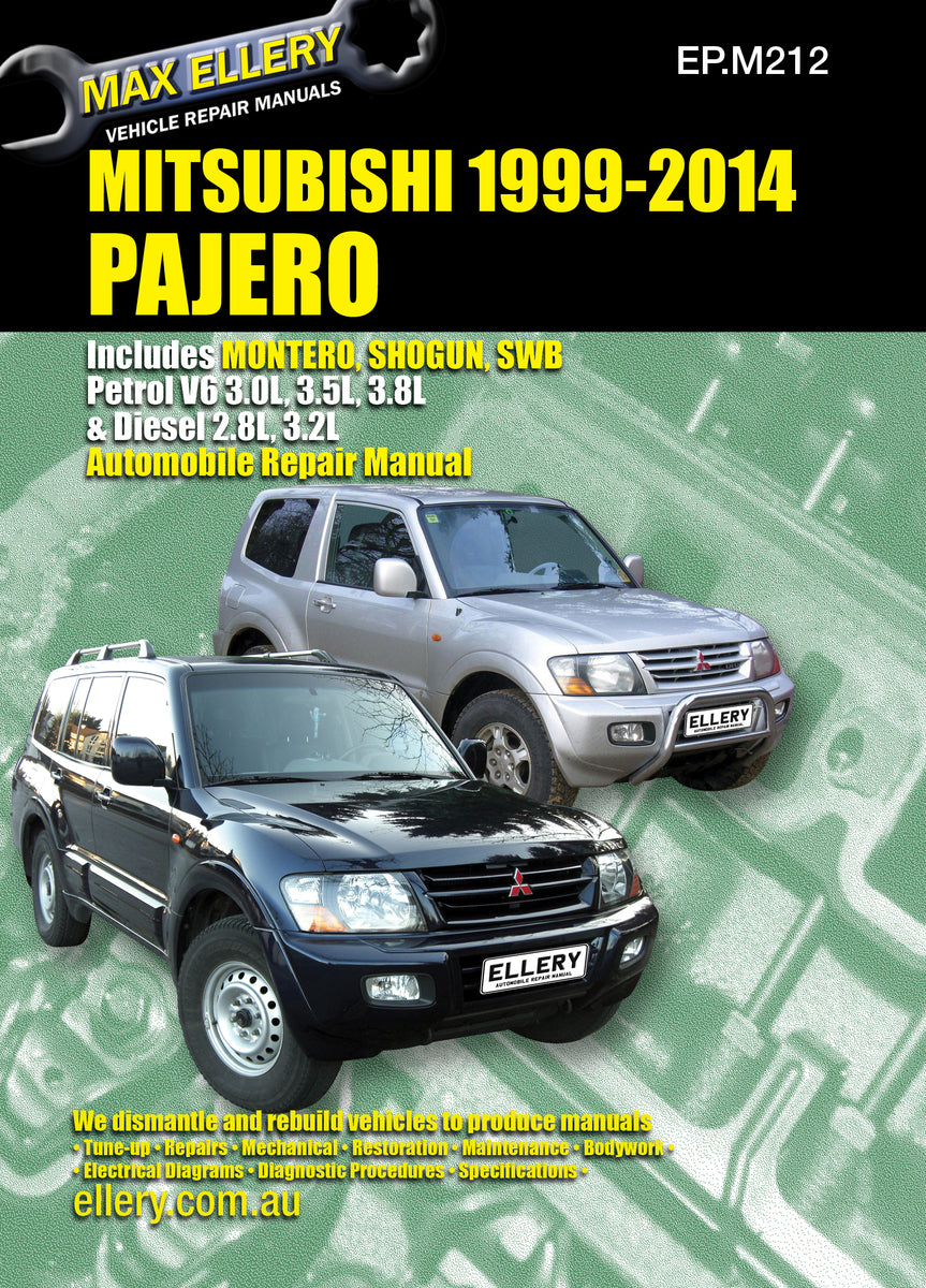 Mitsubishi Pajero Repair Manual 1999-2014