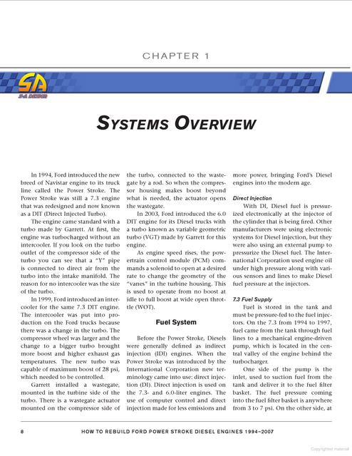 How To Rebuild Ford Power Stroke Diesel Engines 1994-2007 : Workbench How-To