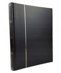 Stockbook NEUTRAL A4, 60 white pages, non-padded cover, BLACK