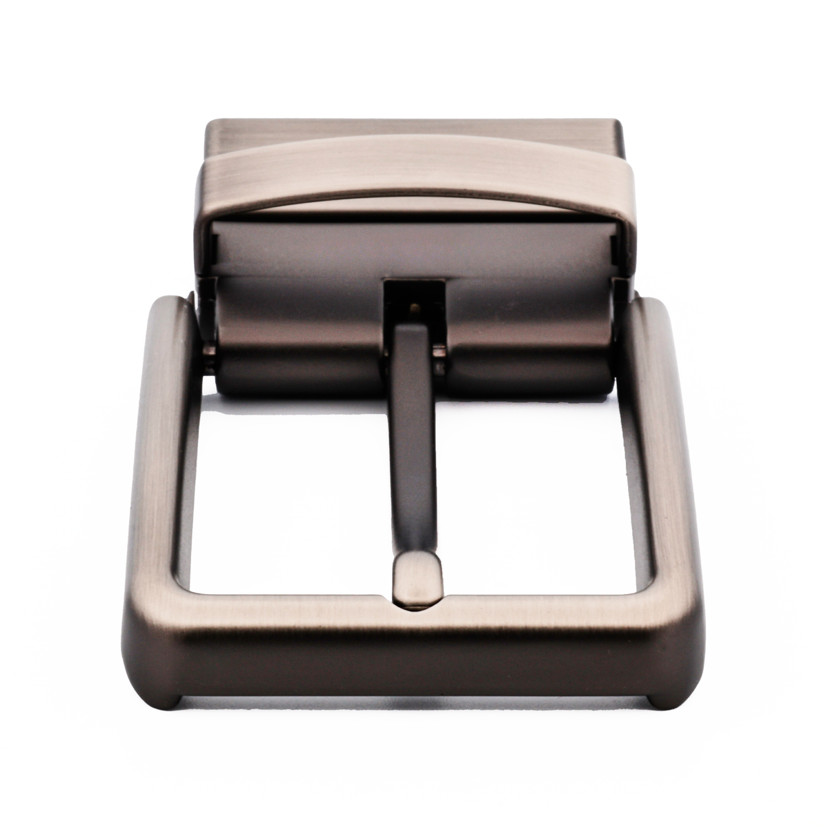 Gun Metal Reversible Belt Buckle