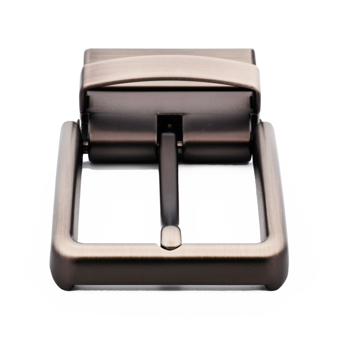 Gun Metal Reversible Belt Buckle