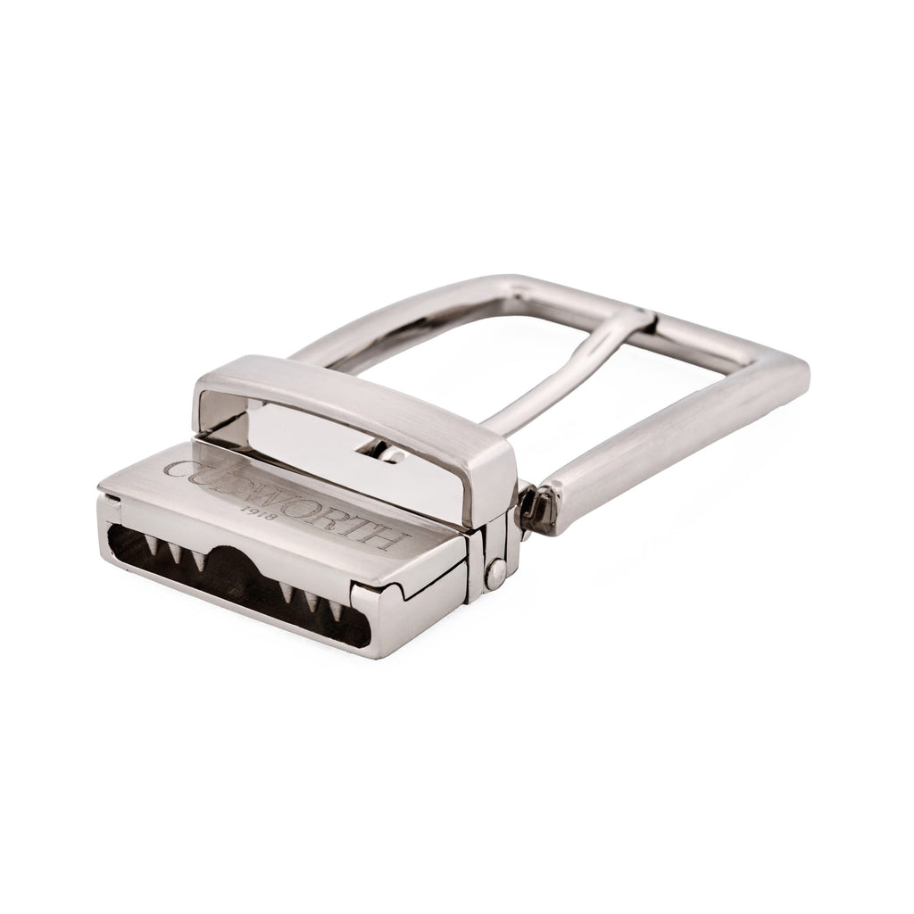 Brushed Nickel Belt Buckle
