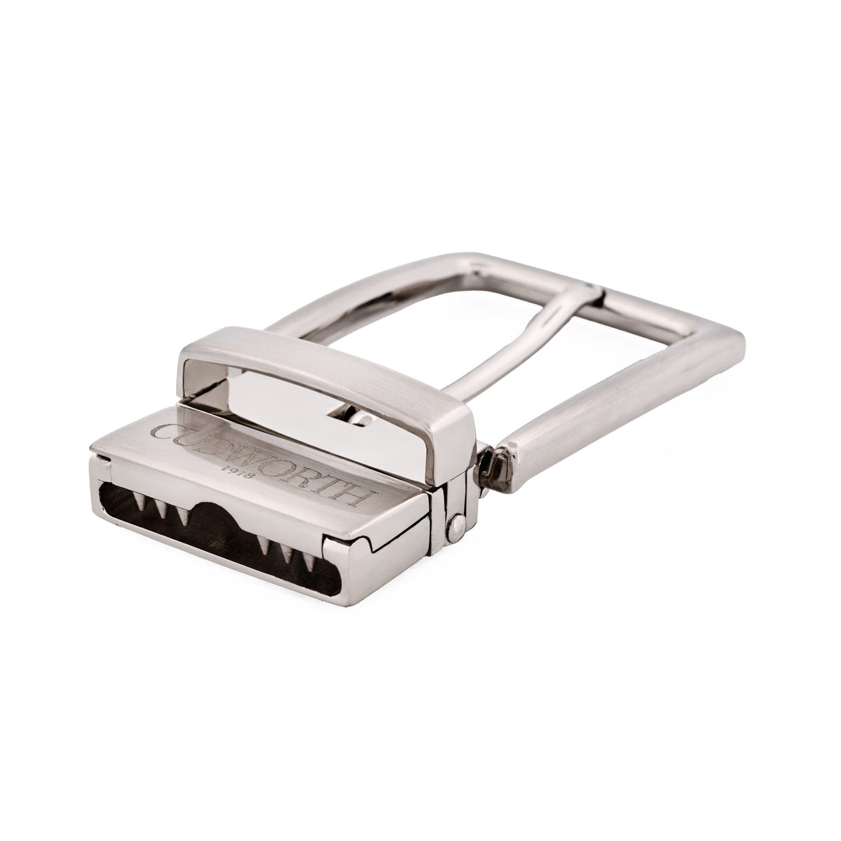 Brushed Nickel Belt Buckle