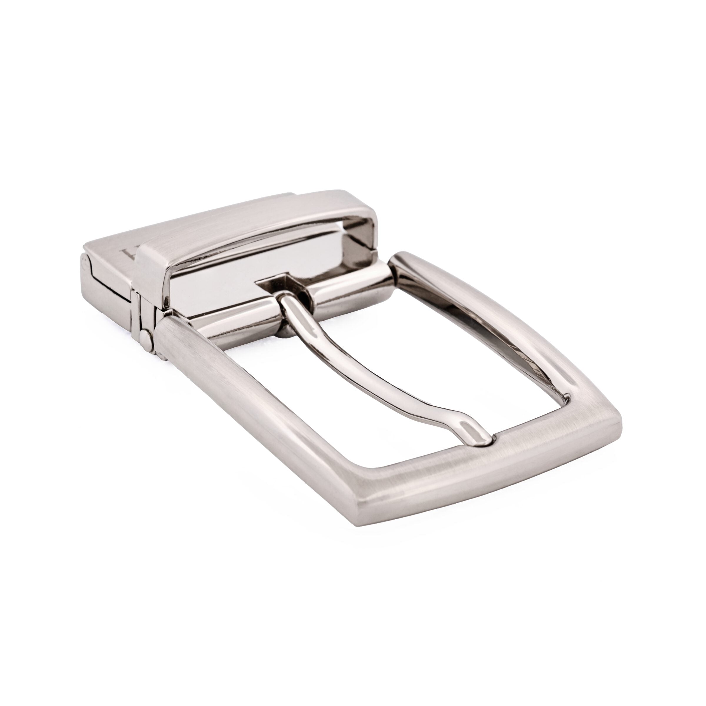 Brushed Nickel Belt Buckle