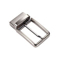 Brushed Light Gun Metal Reversible Belt B