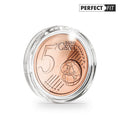 Ultra coin capsules perfect fit for 5 euro-cent (21.25mm) pack of 10