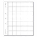 Renniks Coin Album Plastic Refill Pages, 42 Pockets, Pack 10