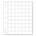 Renniks Coin Album Plastic Refill Pages, 63 Pockets, Pack 10
