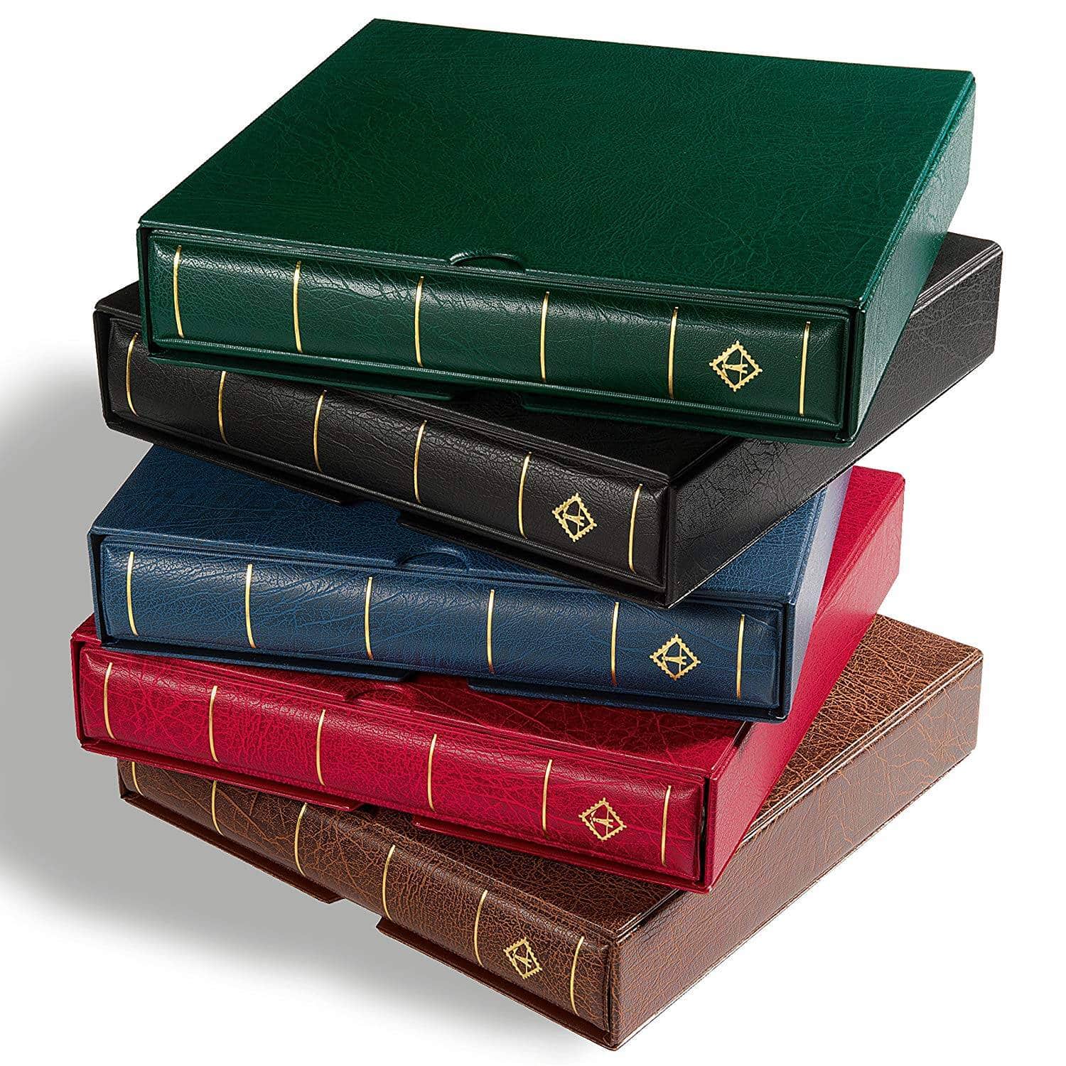 LIGHTHOUSE EXCELLENT DE Ring Binder and Slipcase, Red