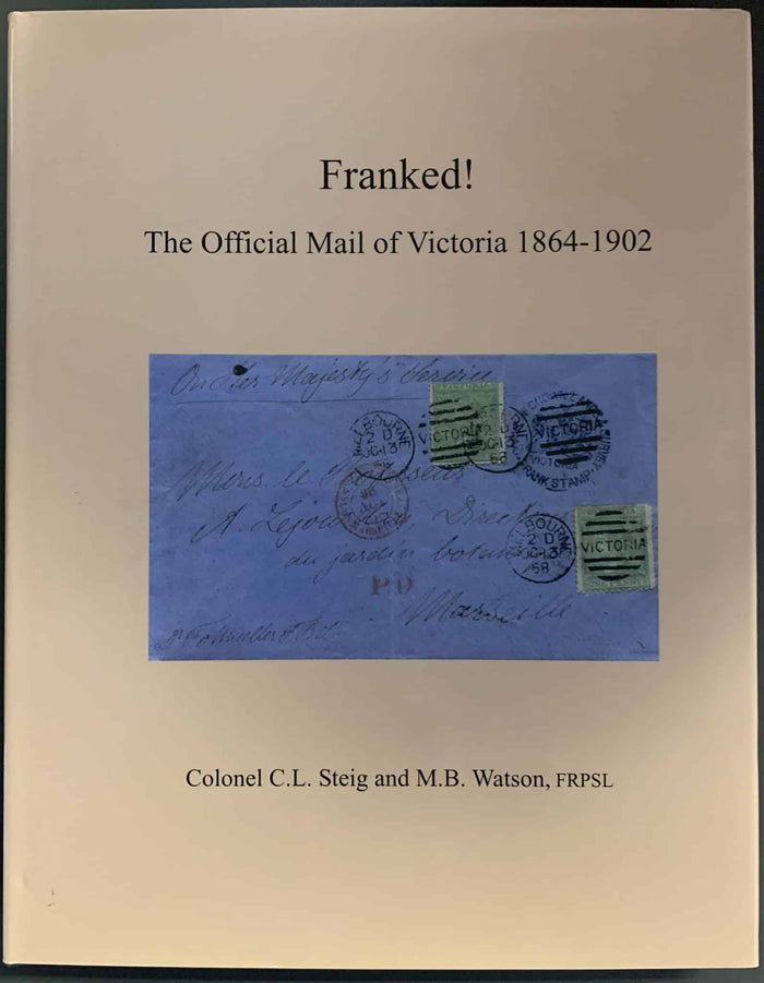 Franked Official mail of Victoria 1864-1902