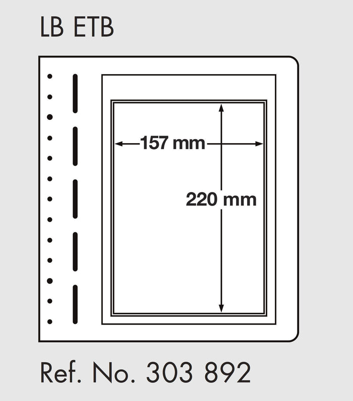 LIGHTHOUSE LB-Blank sheets, 1-way division (pack of 10)