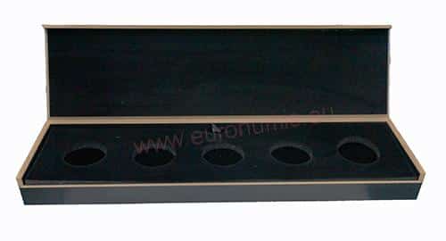 LUXOR coin box for five coins in uni caps S (round coin capsule)