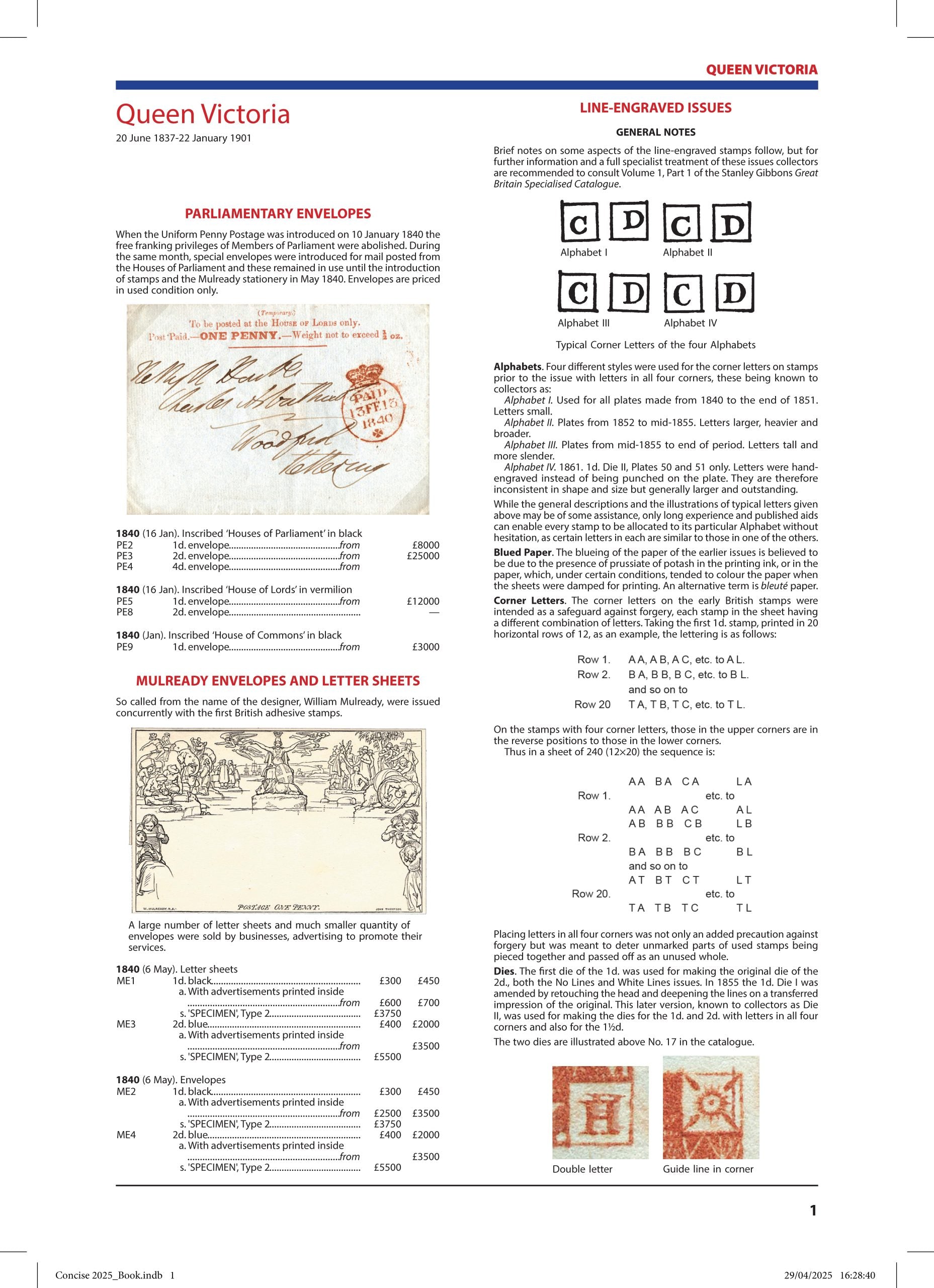 2025 Great Britain Concise Stamp Catalogue