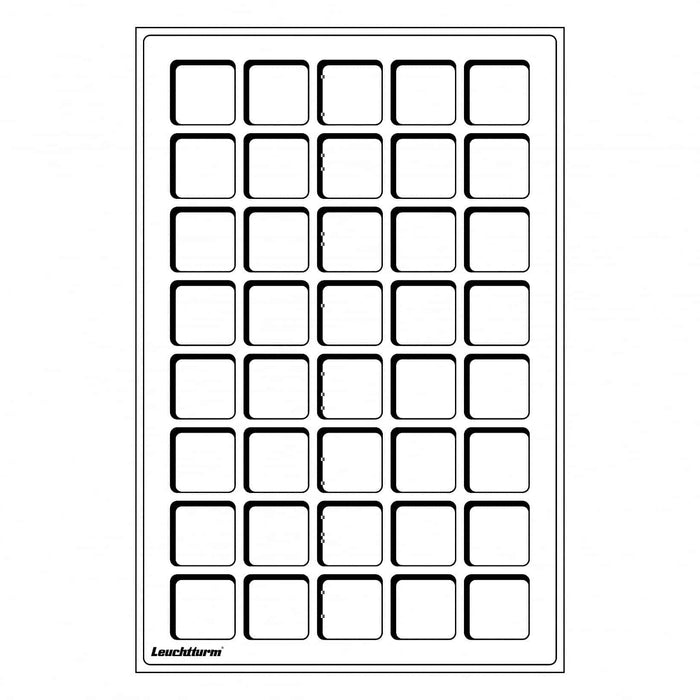Coin Trays L for 40 coins up to 33mm diameter, blue