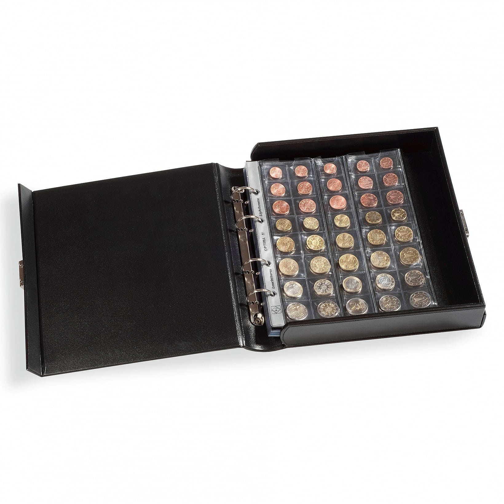 OPTIMA Box binder, Classic Design, Black