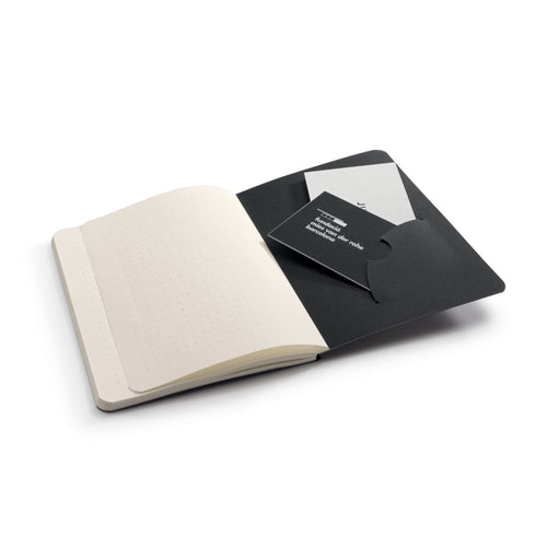 Bullet Journal Pocket, 46 Numbered Double Pages, Dotted, Black, Pack of 3