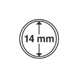 Coin Capsules, Inner Diameter 14mm