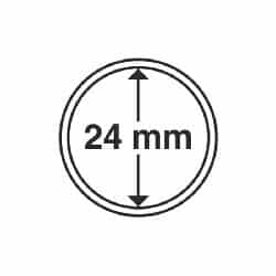 Coin Capsules, Inner Diameter 24mm