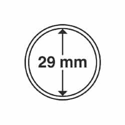 Coin Capsules, Inner Diameter 29mm suits Australian 20c + Florin