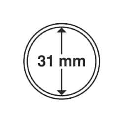 ULTRA Coin Capsules, inside diameter 31mm