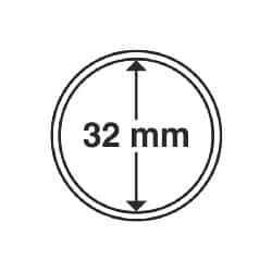 ULTRA Coin Capsules, inside diameter 32mm